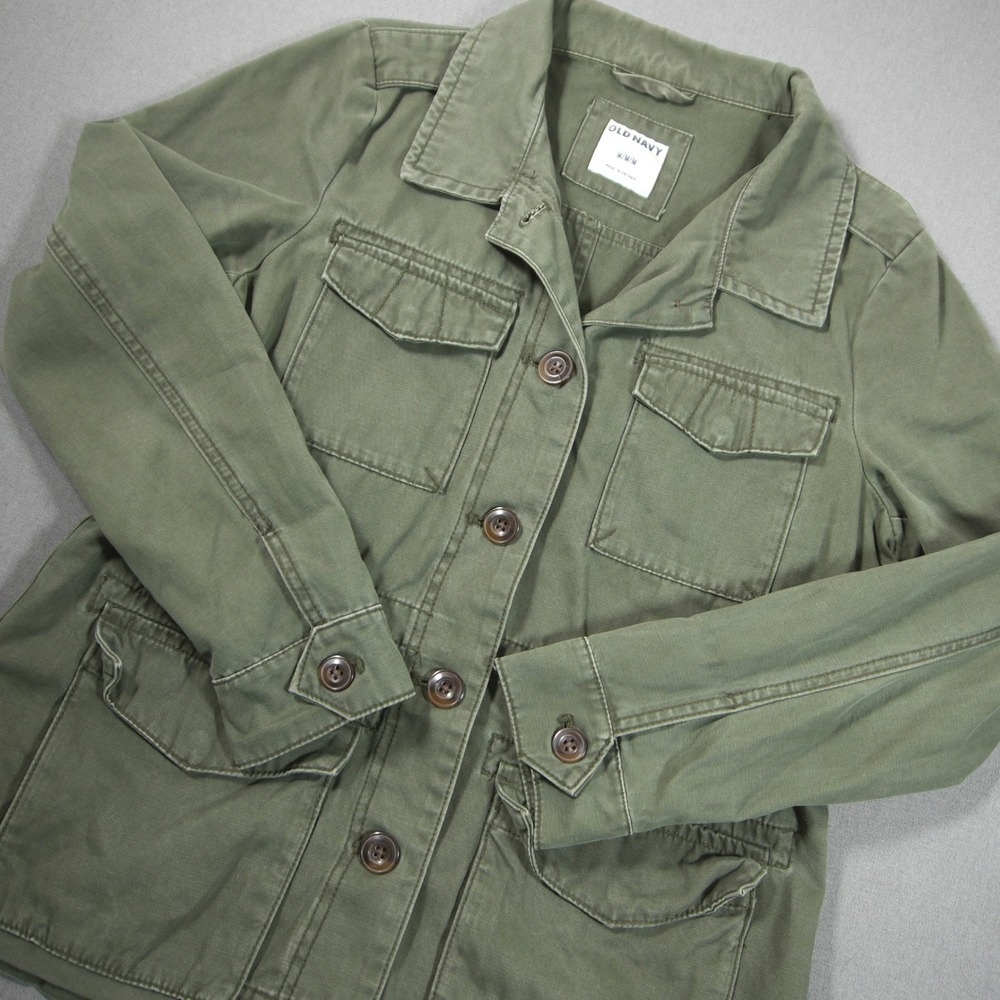 Military M65 Field Utility Drawstring Waist Women Field Jacket M Safari Green